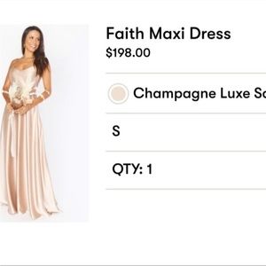 Show Me Your MuMu Dress Champagne